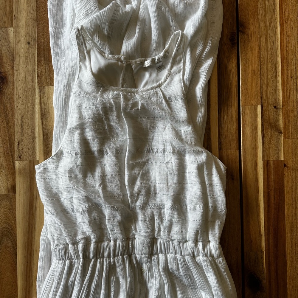 LC Lauren Conrad White Maxi Dress